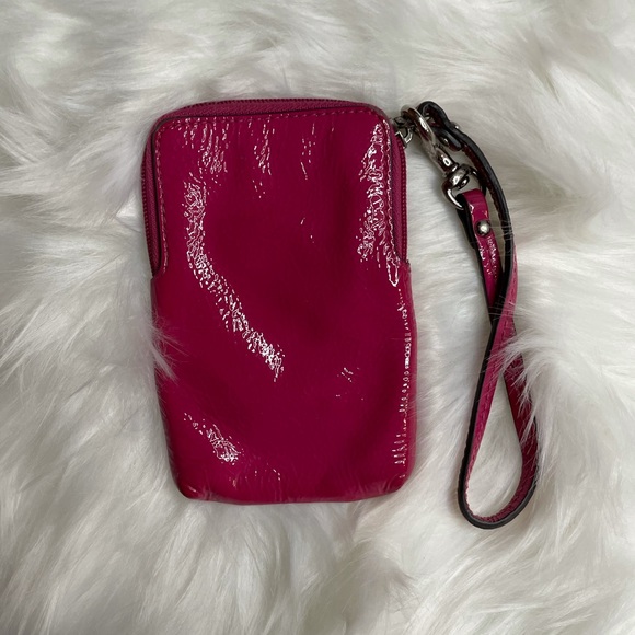 Coach Magenta Wristlet - Picture 2 of 2